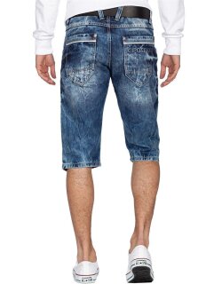 Cipo & Baxx regular fit Shorts Herren Stonewashed 20CB13 Blue W38