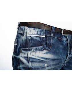 Cipo & Baxx regular fit Shorts Herren Stonewashed 20CB13 Blue W38