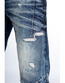 Cipo & Baxx regular fit Shorts Herren Stonewashed 20CB13 Blue W38