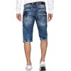 Cipo & Baxx regular fit Shorts Herren Stonewashed 20CB13 Blue W38