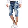 Cipo & Baxx regular fit Shorts Herren Stonewashed 20CB13 Blue W38