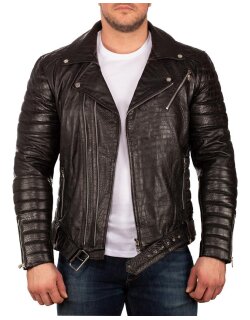 Reichstadt slim fit Echtleder Jacke Crocodile Herren...
