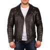 Reichstadt slim fit Echtleder Jacke Crocodile Herren    - 20RS23LUX