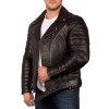 Reichstadt slim fit Echtleder Jacke Crocodile Herren    - 20RS23LUX