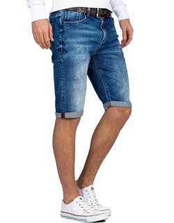 Cipo & Baxx regular fit Shorts Herren Stonewashed CK184 Blue W33