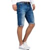Cipo & Baxx Regular Fit Shorts Herren Stonewashed  CK184 Blue W34