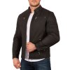 Reichstadt regular fit Echtlederjacke Herren Gunmetal Zipper Grey M - 20RS20LUX