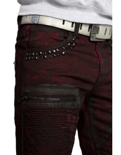 Cipo & Baxx Herren Jeans CD581 Bordeaux W31/L34