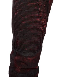Cipo & Baxx regular fit Jeans Herren Stonewashed CD581 Bordeaux W32/L34