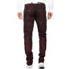 Cipo & Baxx regular fit Jeans Herren Stonewashed CD581 Bordeaux W32/L34