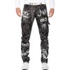 Cipo & Baxx Herren Jeans CD572 Schwarz W29/L32