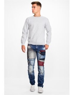 Cipo & Baxx Herren Jeans CD574 Blau W32/L34