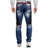Cipo & Baxx bequem Jeans Herren Stonewashed CD574 Blue W38/L34