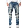 Cipo & Baxx regular fit Jeans Herren Stonewashed CD523 Blue W31/L32