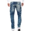 Cipo & Baxx regular fit Jeans Herren Stonewashed CD523 Blue W32/L32