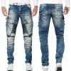 Cipo & Baxx Herren Jeans CD523 Blau W34/L32