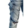 Cipo & Baxx regular fit Jeans Herren Stonewashed CD523 Blue W34/L32