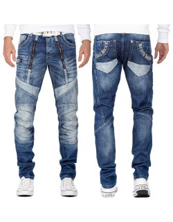 Cipo & Baxx regular fit Jeans Herren Stonewashed...