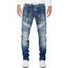 Cipo & Baxx Herren Jeans CD576 Blau W34/L32