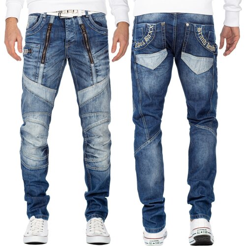 Cipo & Baxx Herren Jeans CD576 Blau W36/L32