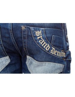 Cipo & Baxx regular fit Jeans Herren Stonewashed CD576 Blue W34/L34