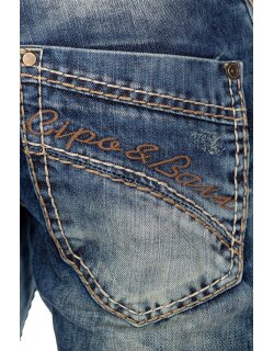 Cipo & Baxx Herren Jeans CD535 Blau W33/L32