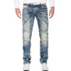 Cipo & Baxx regular fit Jeans Herren Stonewashed CD535 Blue W34/L32