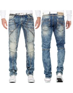 Cipo & Baxx regular fit Jeans Herren Stonewashed...
