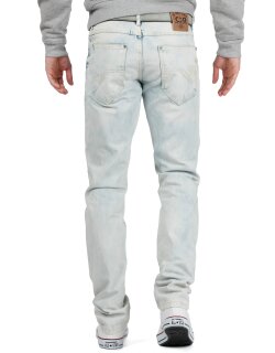 Cipo & Baxx Regular Fit Jeans Herren Stonewashed  CD319X Light Blue W40/L34