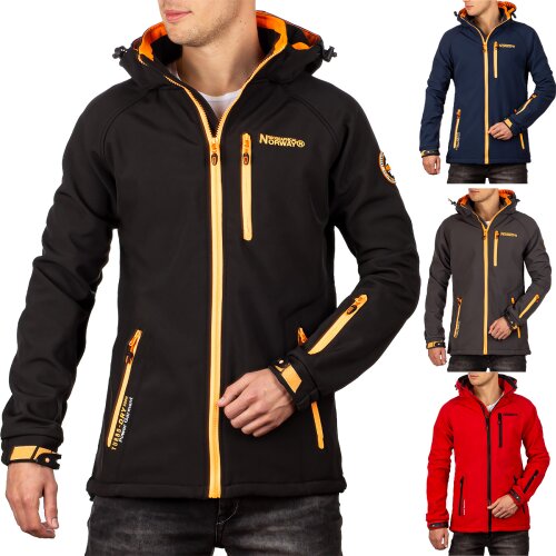 Geographical Norway Regular Fit Softshelljacke Reißverschlusstaschen   Texico