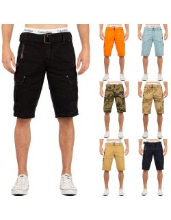 Geographical Norway Regular Fit Shorts Gürtel Peanut