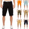 Geographical Norway Herren Regular Fit Kurze Hose Mid Waist bapeanut