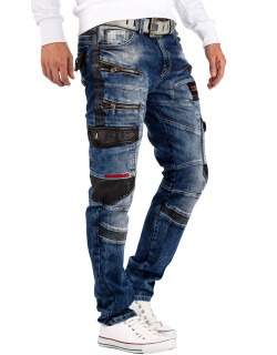 Cipo & Baxx Herren Jeans CD586 Blau W36/L32