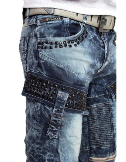 Cipo & Baxx Herren Jeans CD494 Blau W33/L32