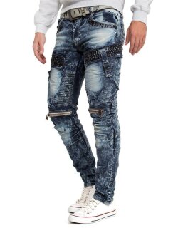 Cipo & Baxx Herren Jeans CD494 Blau W34/L34