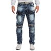 Cipo & Baxx regular fit Jeans Herren Stonewashed CD494 Blue W34/L34