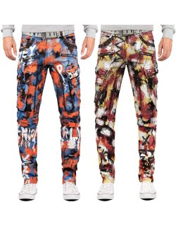 Cipo & Baxx Herren Jeans CD587 Blau W33/L32