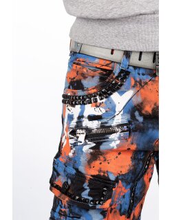 Cipo & Baxx regular fit Jeans Herren Stonewashed CD587 Blue W34/L32