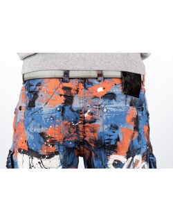 Cipo & Baxx regular fit Jeans Herren Stonewashed CD587 Blue W34/L32