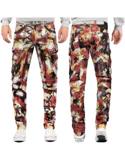 Cipo & Baxx regular fit Jeans  Stonewashed CD587 Red...
