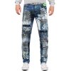 Cipo & Baxx Regular Fit Jeans Herren Stonewashed  CD591 Blue W31/L32