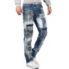 Cipo & Baxx Regular Fit Jeans Herren Stonewashed  CD591 Blue W31/L32