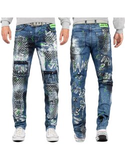 Cipo & Baxx Herren Jeans CD591 Blau W33/L32