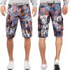 Cipo & Baxx regular fit Shorts Herren Mid Waist CK204 Blue W38