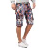 Cipo & Baxx regular fit Shorts Herren Mid Waist CK204 Blue W38