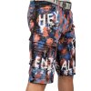 Cipo & Baxx regular fit Shorts Herren Mid Waist CK204 Blue W38