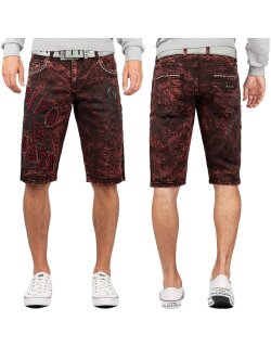 Cipo & Baxx Herren Shorts CK207 Bordeaux W29