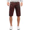Cipo & Baxx Regular Fit Shorts Herren Ohne Waschung  CK207 Bordeaux W29