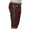 Cipo & Baxx Regular Fit Shorts Herren Ohne Waschung  CK207 Bordeaux W29