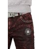 Cipo & Baxx Regular Fit Shorts Herren Ohne Waschung  CK207 Bordeaux W34